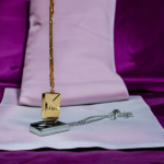 گردنبند استیل مدل نامه