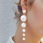گوشواره آویز مرواریدی