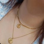 گردنبند استیل 3 لاین الیزابت
