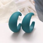 گوشواره رنگی حلقه ای کد ZG201