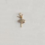 آویز گردنبند زنانه طرح بالرین