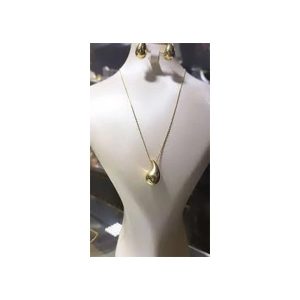 گردنبند استیل طرح قطره