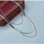 گردنبند زنانه 3 لاین ماری استیل کد ZG101
