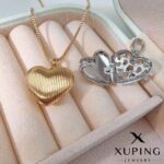 آویز گردنبند زنانه ژوپینگ مدل قلب باز شو کد ZG1019