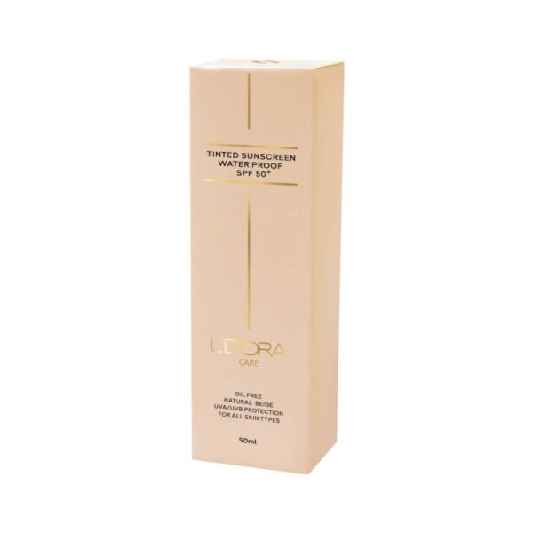 کرم ضدآفتاب رنگی ضدآب SPF 50+ مناسب انواع پوست (بژ طبیعی) - Image 6