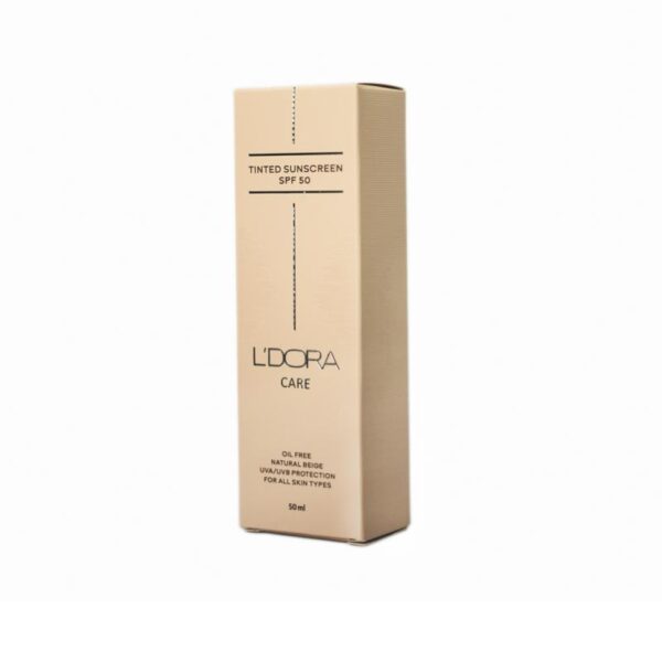 کرم ضدآفتاب رنگی SPF50 لدورا؛ محافظت و پوشش طبیعی پوست - Image 2