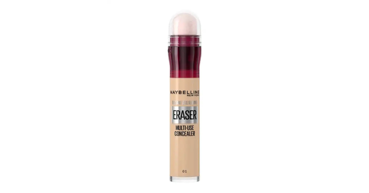 کانسیلر میبلین Instant Anti Age Eraser شماره ۰۱ با پوشش بالا